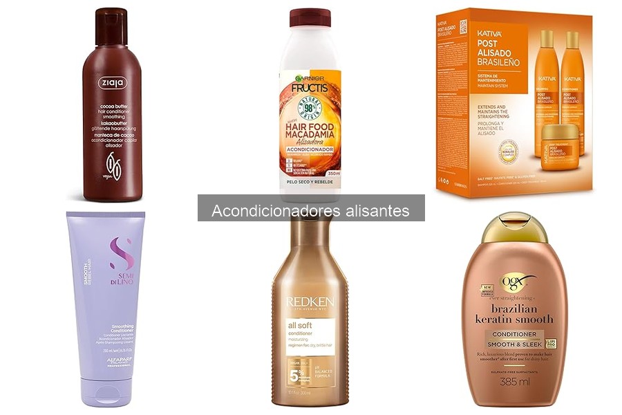 Alternativas a acondicionadores alisantes para suavizar el cabello