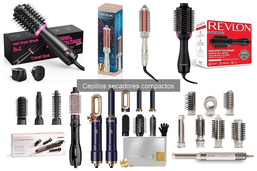 Alternativas a cepillos secadores compactos para el cabello