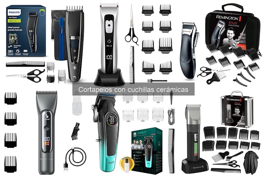 Alternativas a cortapelos con cuchillas cerámicas