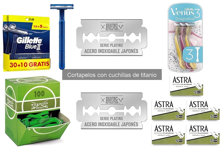 Alternativas a cortapelos con cuchillas de titanio