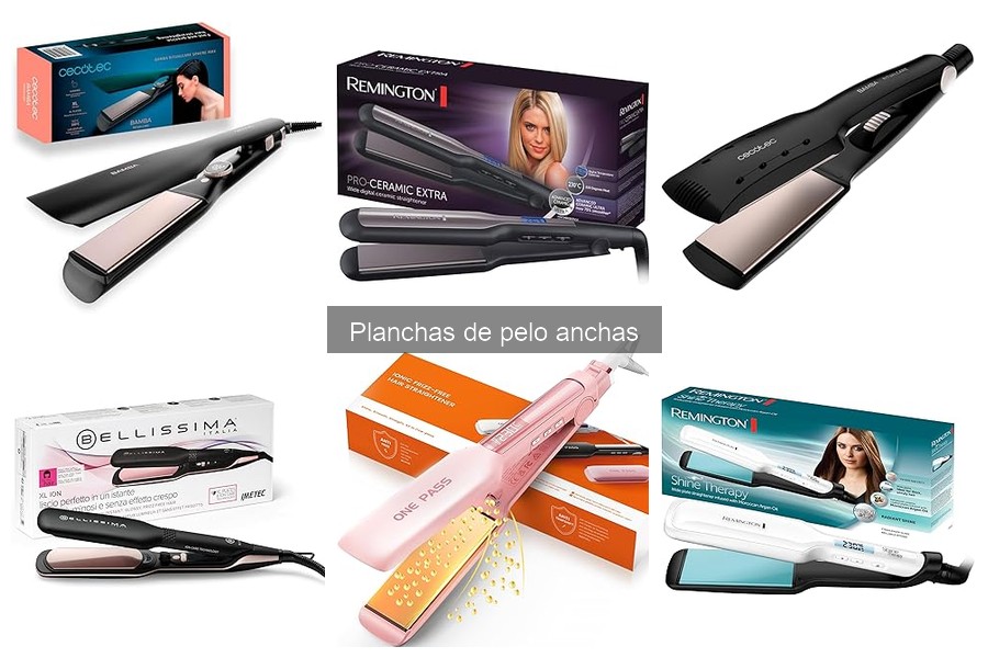 ** Alternativas a las Planchas de Pelo Anchas para un Alisado Perfecto