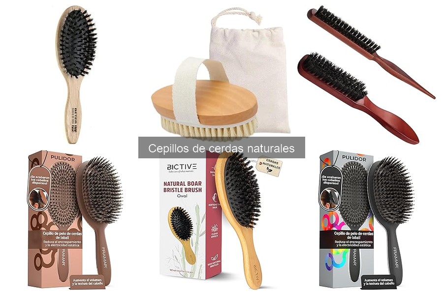 Alternativas a los Cepillos de Cerdas Naturales para el Cabello