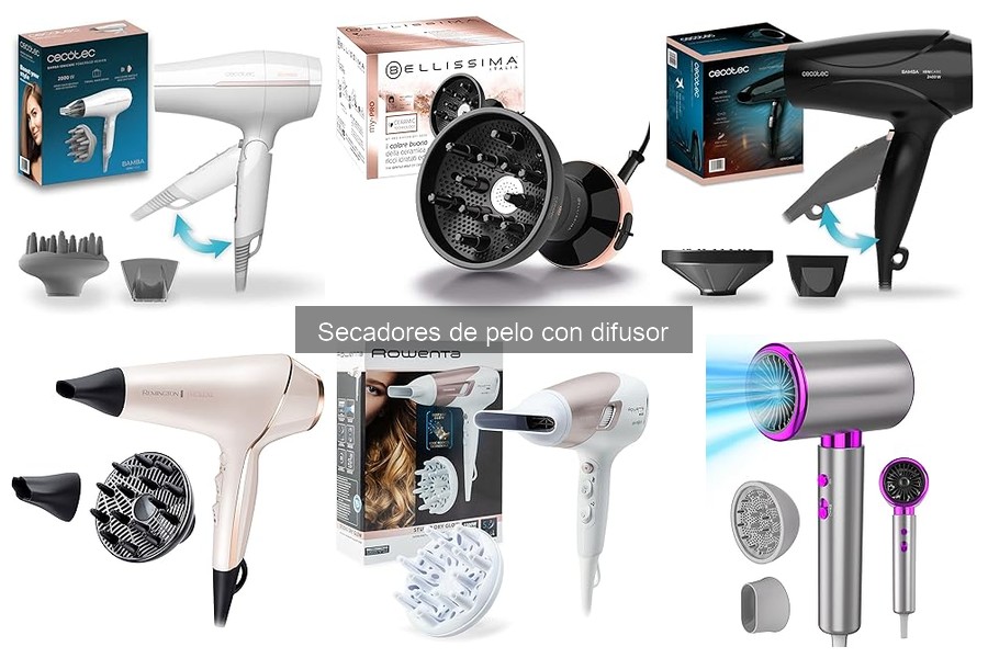 Alternativas a los secadores de pelo con difusor: opciones efectivas