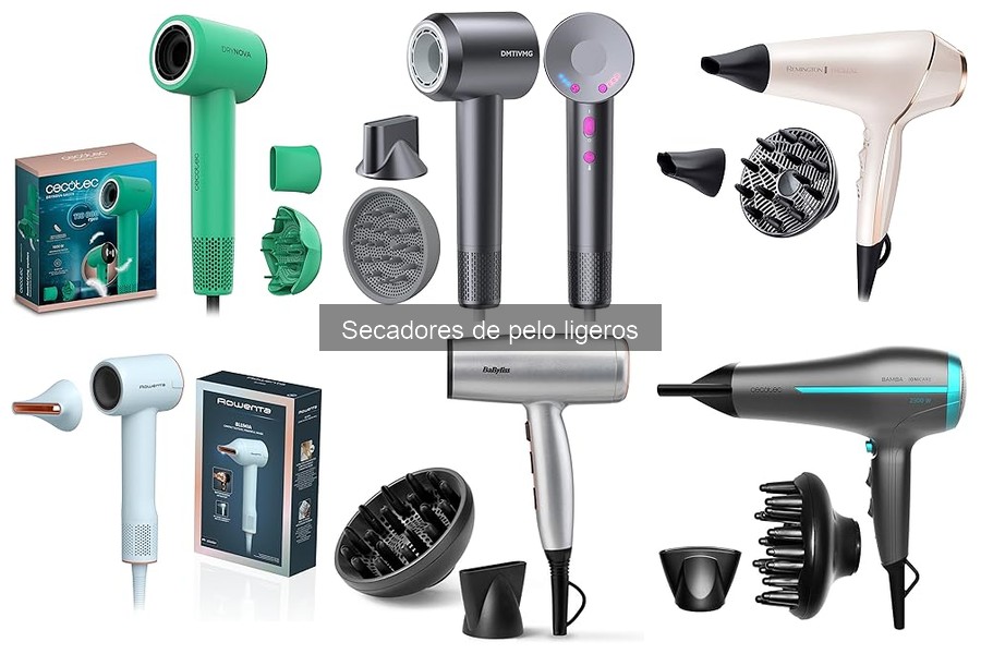 Alternativas a los secadores de pelo ligeros para tu rutina