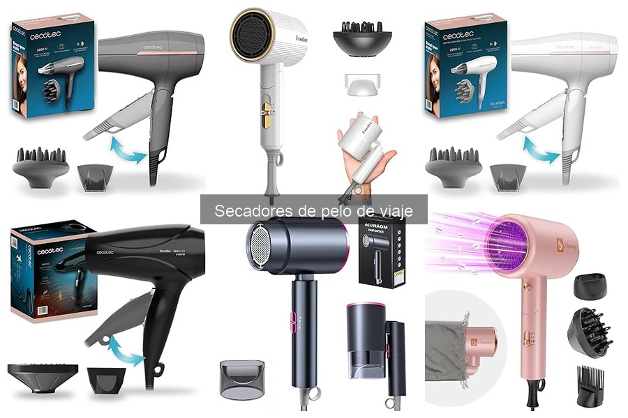 Alternativas a secadores de pelo de viaje para tus viajes