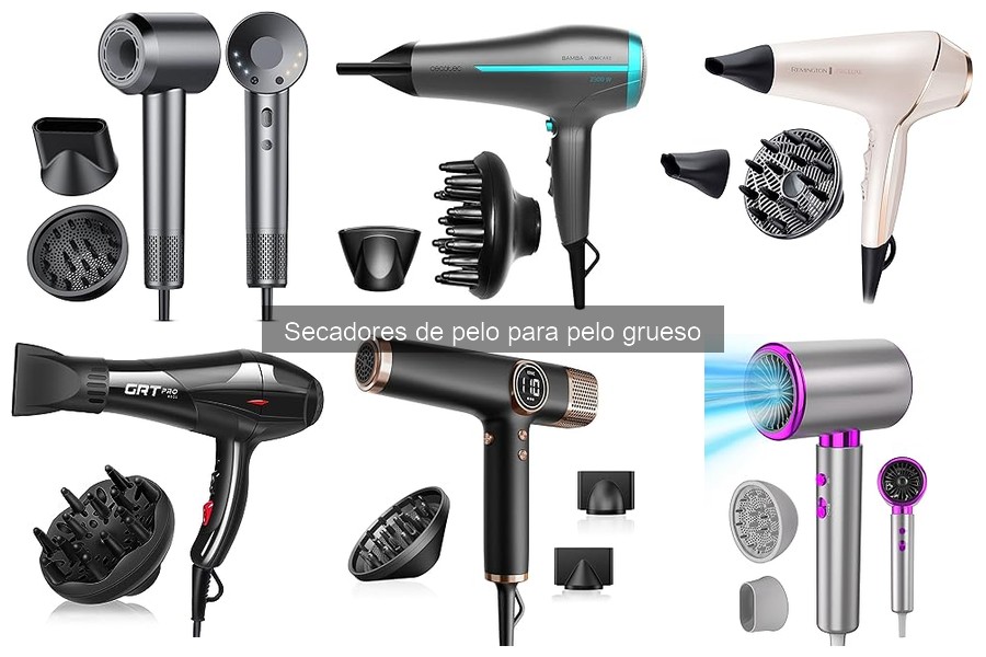 Alternativas a secadores de pelo para cabello grueso
