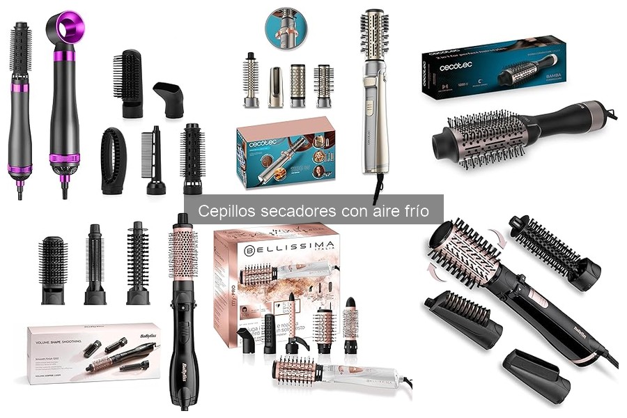 Alternativas al cepillo secador con aire frío para el cabello