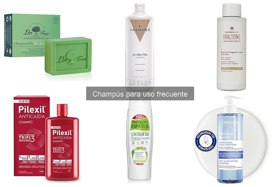 Alternativas naturales a champús para uso frecuente