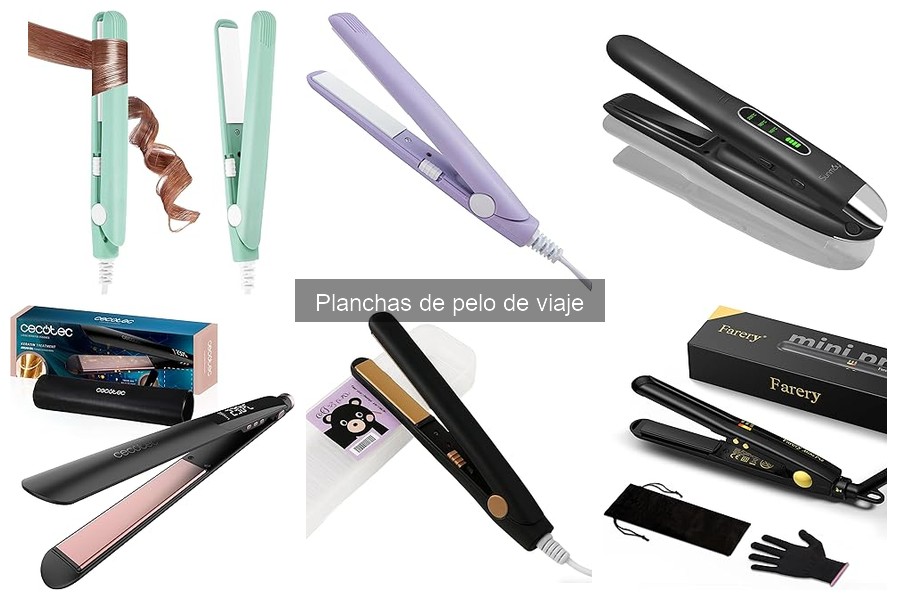 Alternativas portátiles a las planchas de pelo de viaje