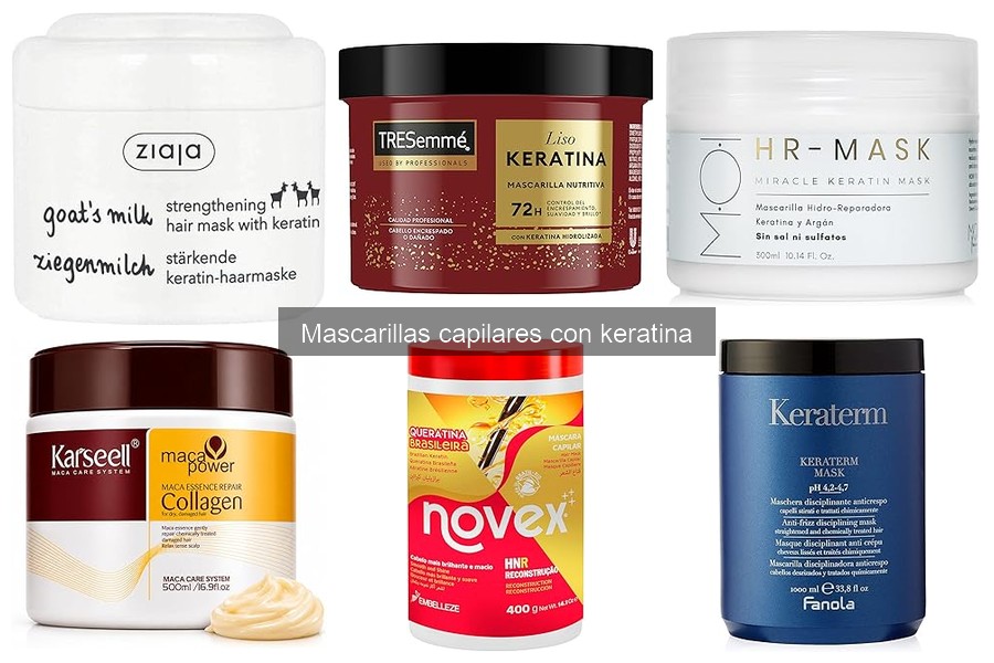 Beneficios de las mascarillas capilares con keratina