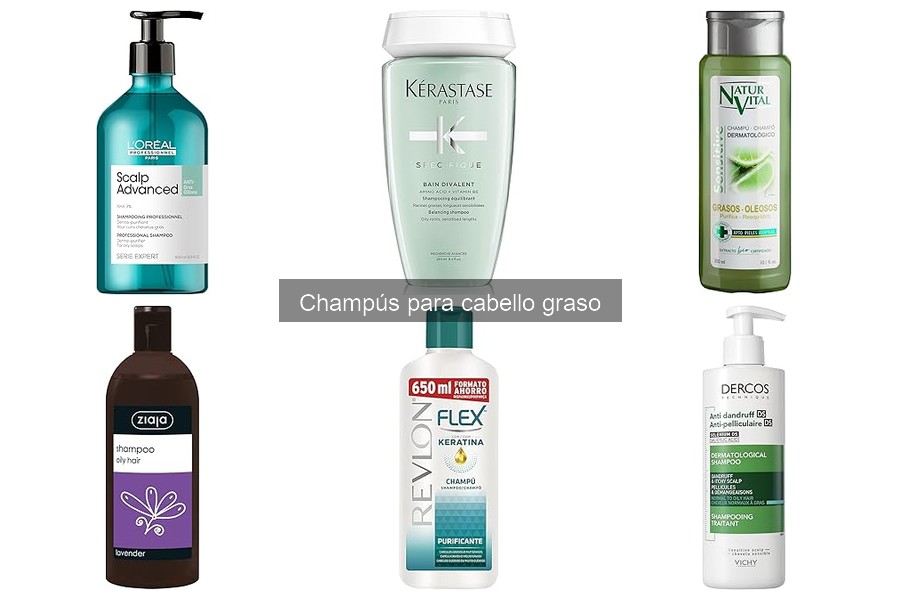 Beneficios de usar champús para cabello graso
