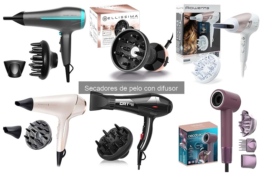 Beneficios del uso de un difusor en secadores de pelo