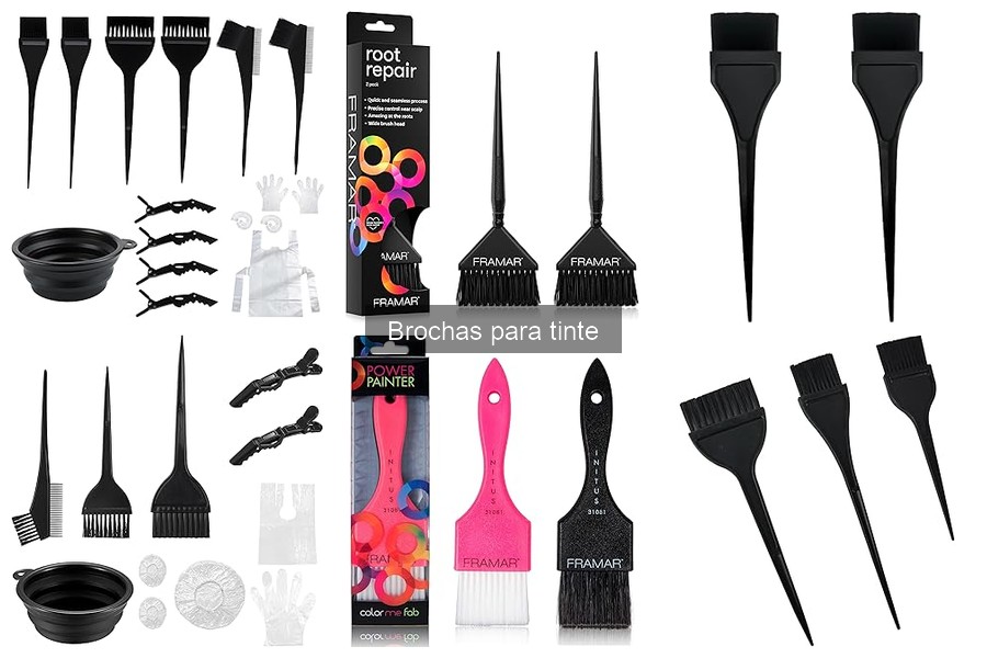 Brochas de Tinte: Uso con Otros Productos Capilares