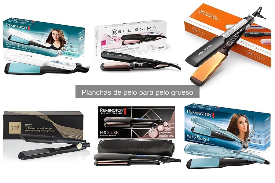 Características clave de una plancha para pelo grueso