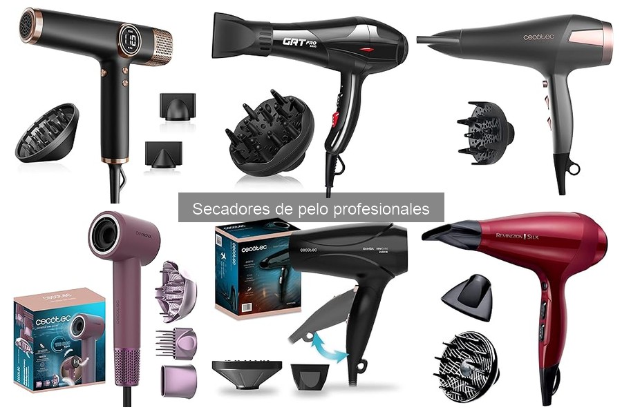 Características esenciales de los secadores de pelo profesionales