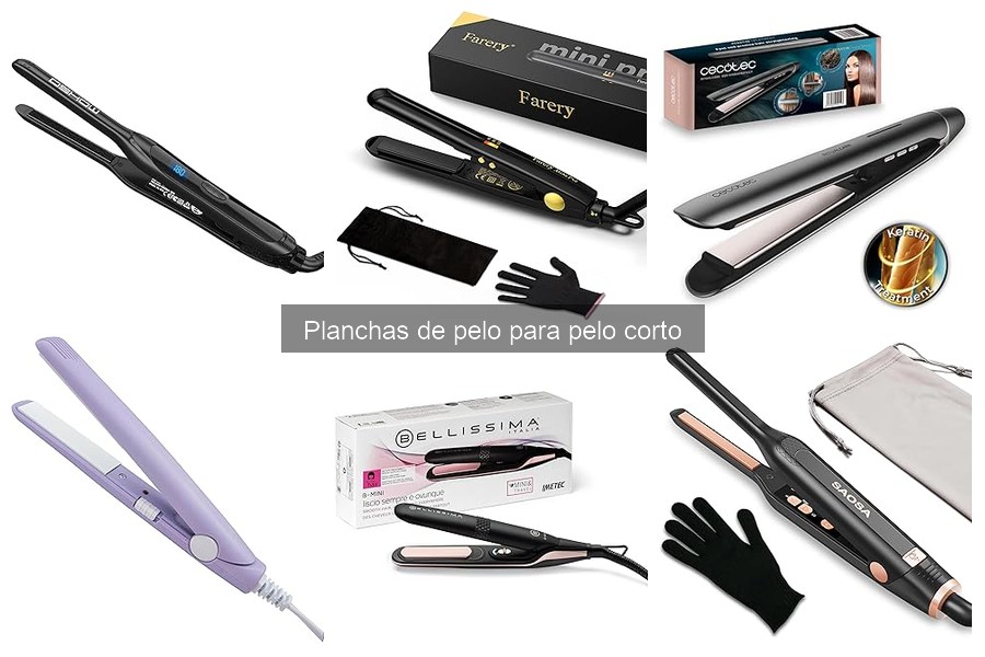 Características esenciales de planchas para pelo corto