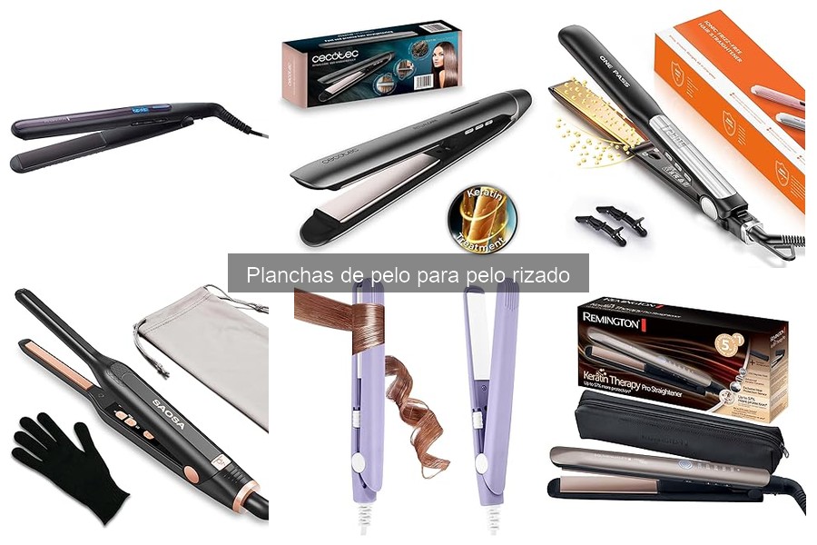 Características esenciales de planchas para pelo rizado