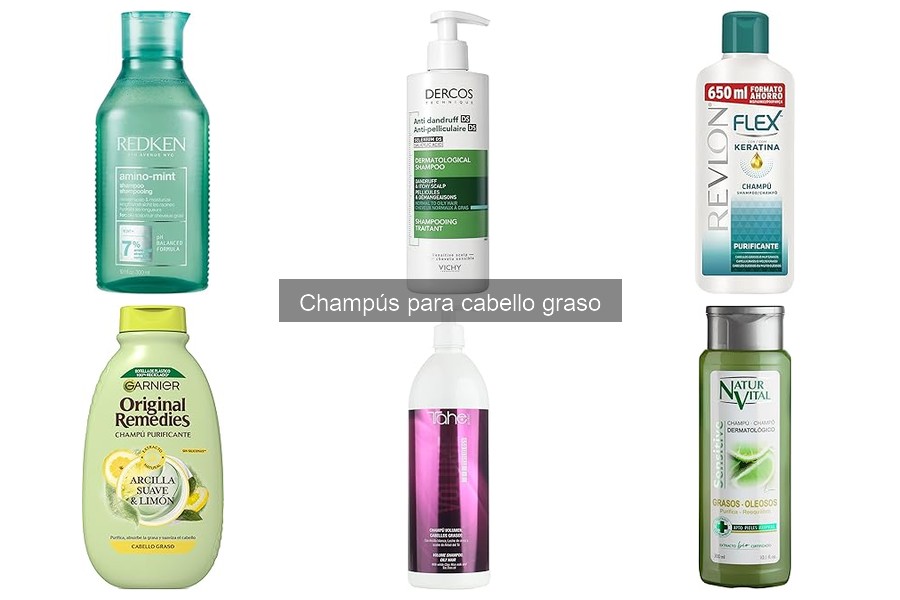Champús recomendados por dermatólogos para cabello graso