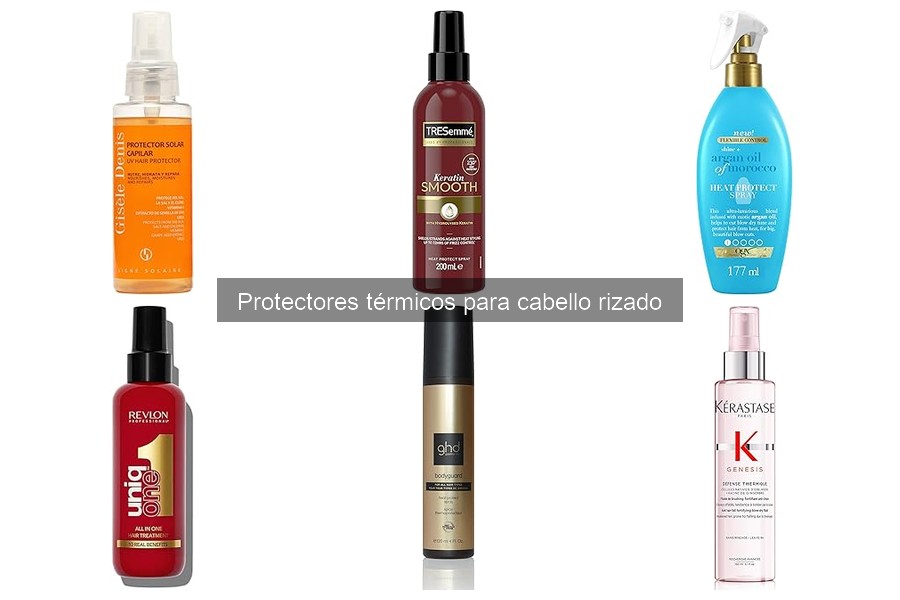 Cómo aplicar un protector térmico en cabello rizado