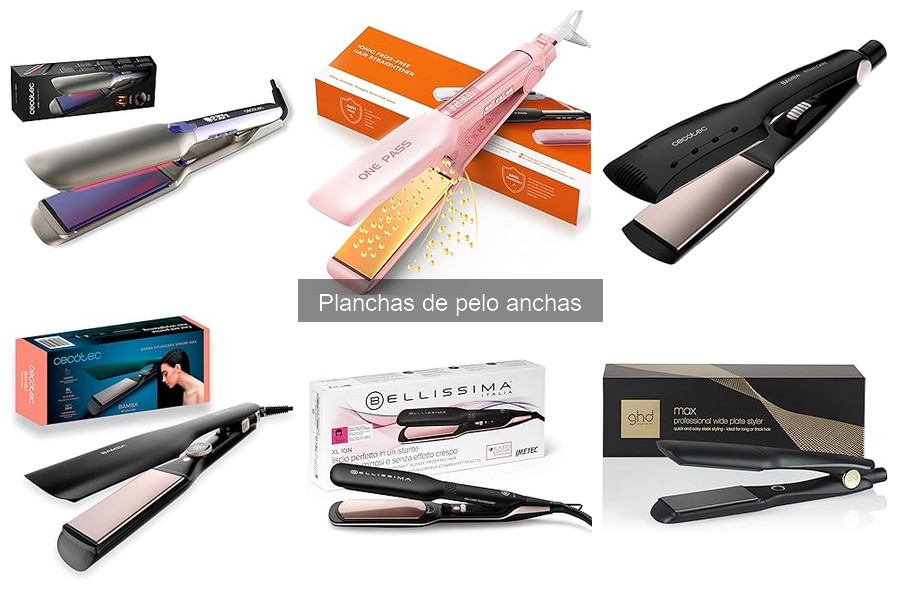 Cómo elegir la mejor plancha de pelo ancha: guía práctica