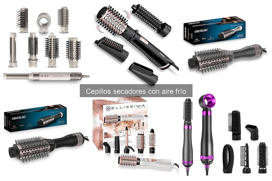 Cómo evitar dañar el cabello con cepillos secadores de aire frío