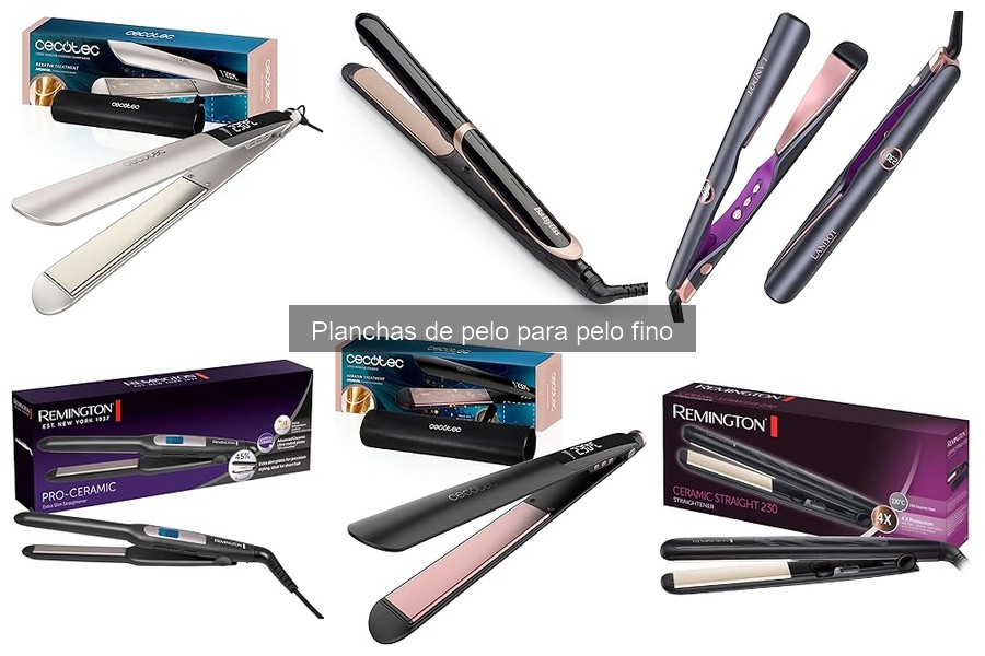 Cómo evitar dañar el cabello fino al usar planchas