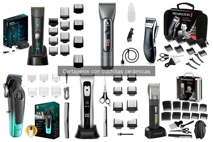 Cómo limpiar y mantener cortapelos con cuchillas cerámicas