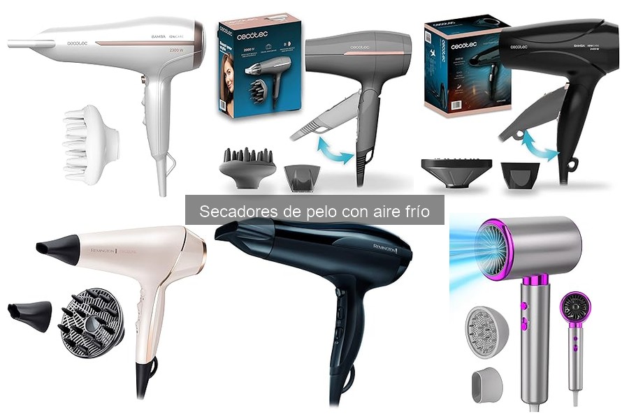 Cómo mantener y limpiar secadores de pelo con aire frío
