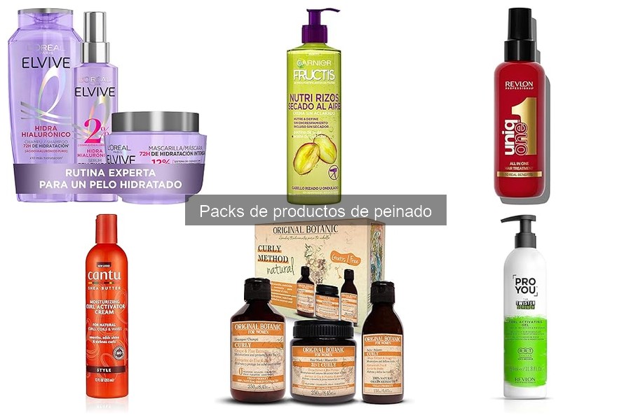 Cómo usar correctamente los productos de un pack de peinado