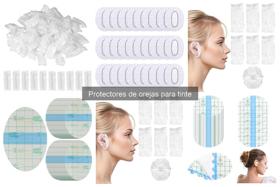 Cómo usar protectores de orejas al aplicar tinte