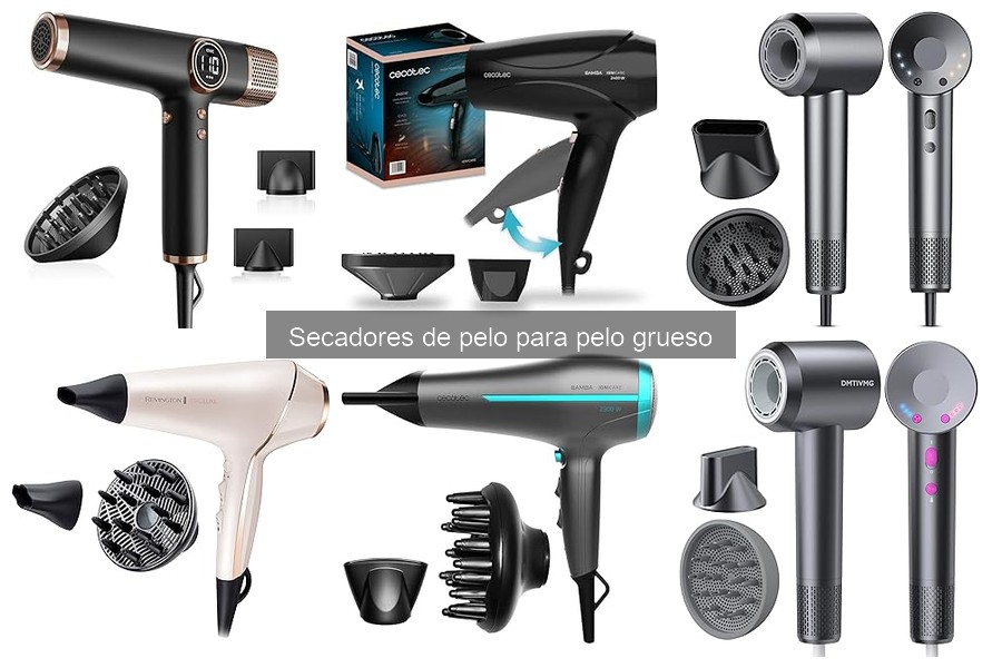 Cómo Usar Secadores en Cabello Grueso: Consejos Efectivos