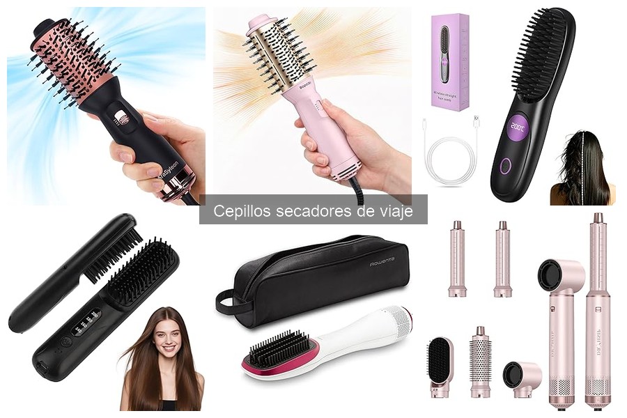 Cómo usar un cepillo secador de viaje correctamente