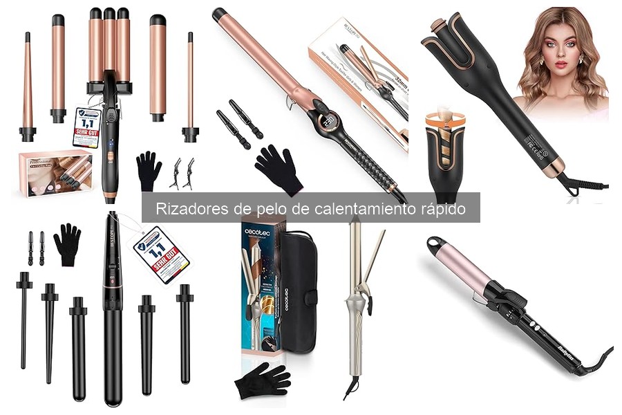 Cómo usar un rizador de pelo de calentamiento rápido