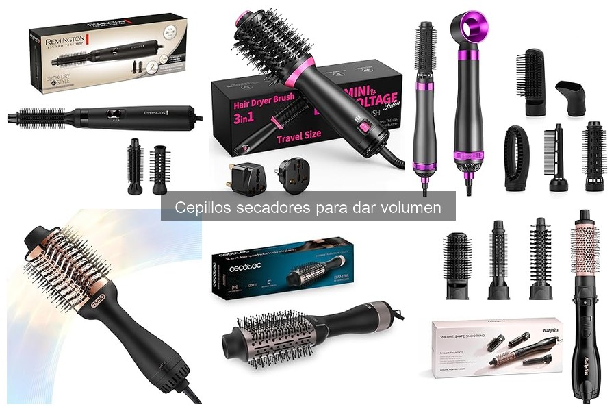 Cómo utilizar un cepillo secador para dar volumen al cabello