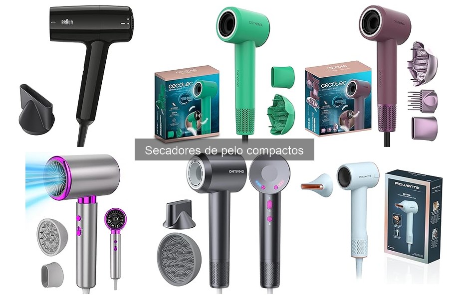 Cómo utilizar un secador de pelo compacto correctamente