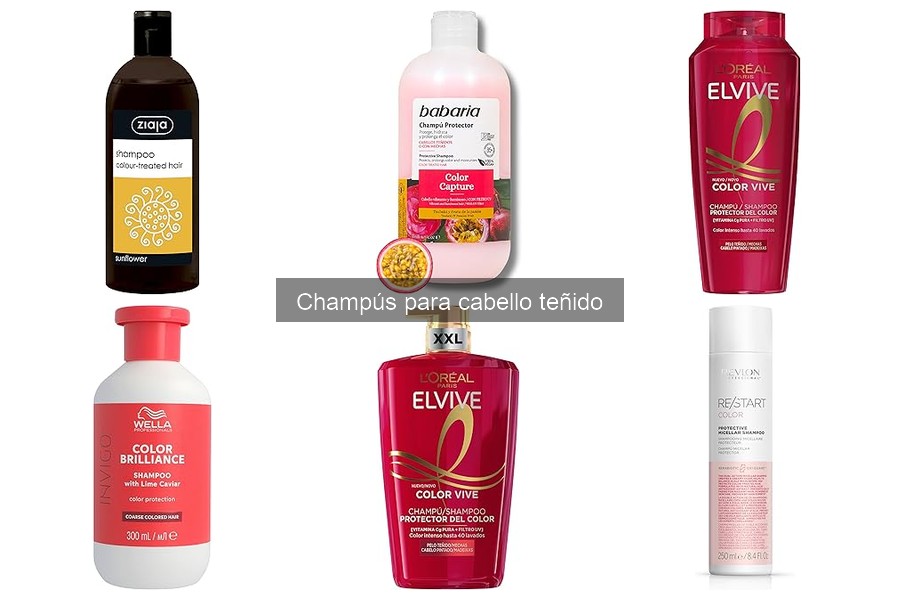 Comparativa: Champús para cabello teñido vs. normales