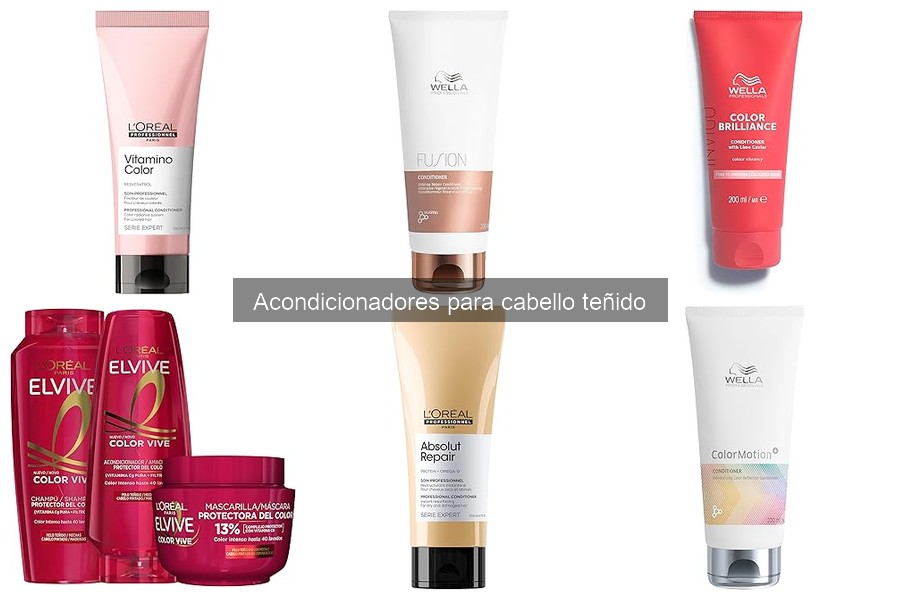 Comparativa de Acondicionadores para Cabello Teñido