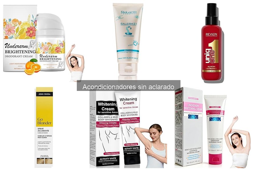 Comparativa de Acondicionadores Sin Aclarado: Marcas Populares