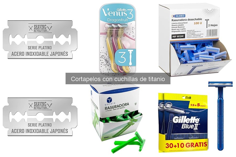 Comparativa de cortapelos con cuchillas de titanio