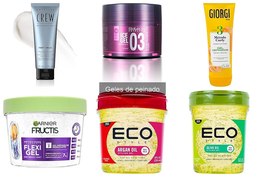 Comparativa de Geles de Peinado: Salerm, Giorgi y Revlon