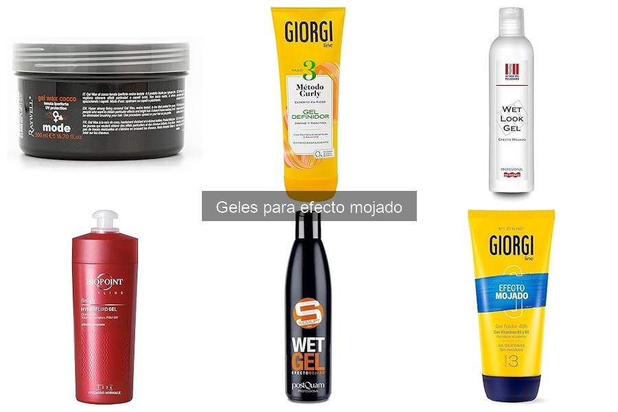 Comparativa de Geles y Pomadas para Efecto Mojado