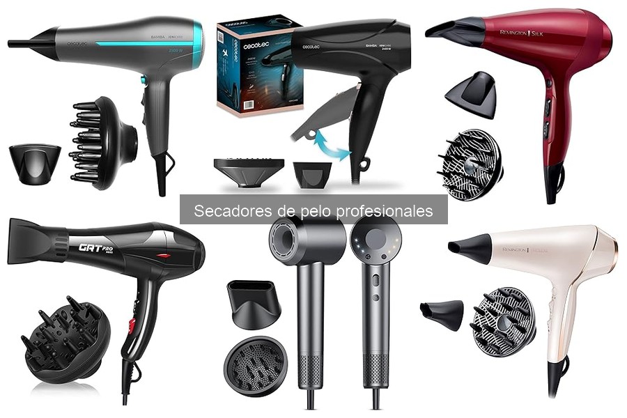 Comparativa de los Mejores Secadores de Pelo Profesionales