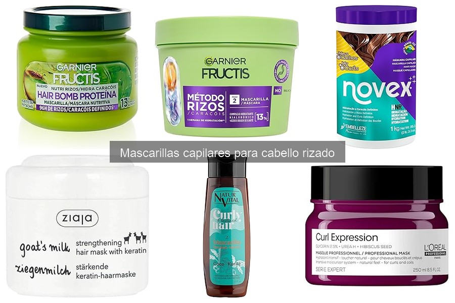 Comparativa de Mascarillas para Rizos Dañados y Saludables