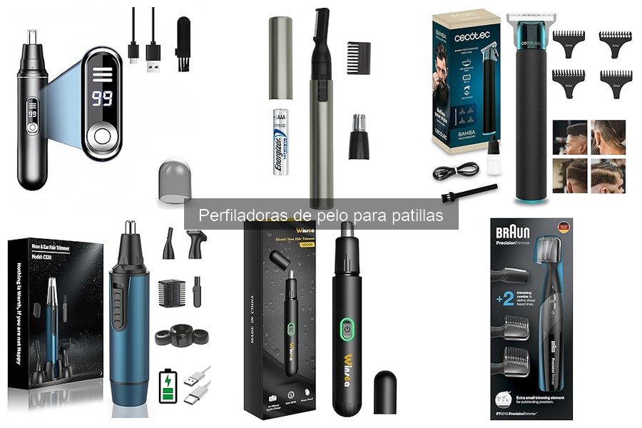 Comparativa de perfiladoras de pelo para patillas en 2023