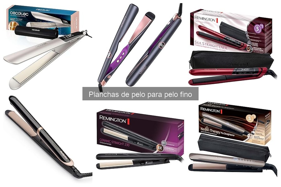 Comparativa de Planchas para Pelo Fino: Remington