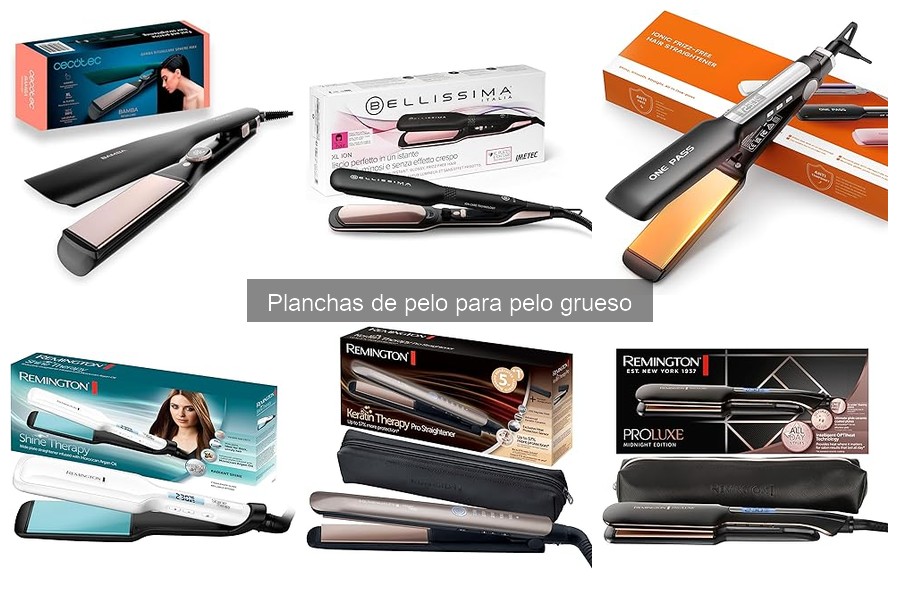 Comparativa de precios de planchas de pelo grueso