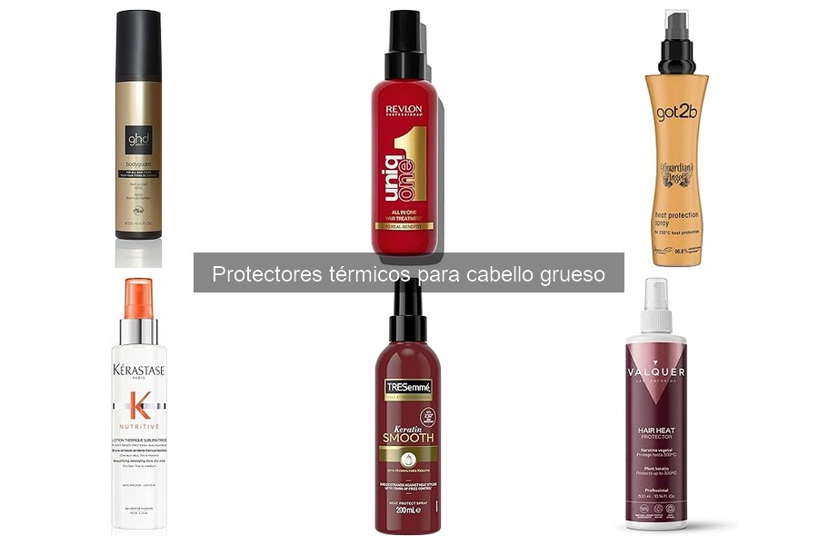 Comparativa de Protectores Térmicos para Cabello Grueso y Fino