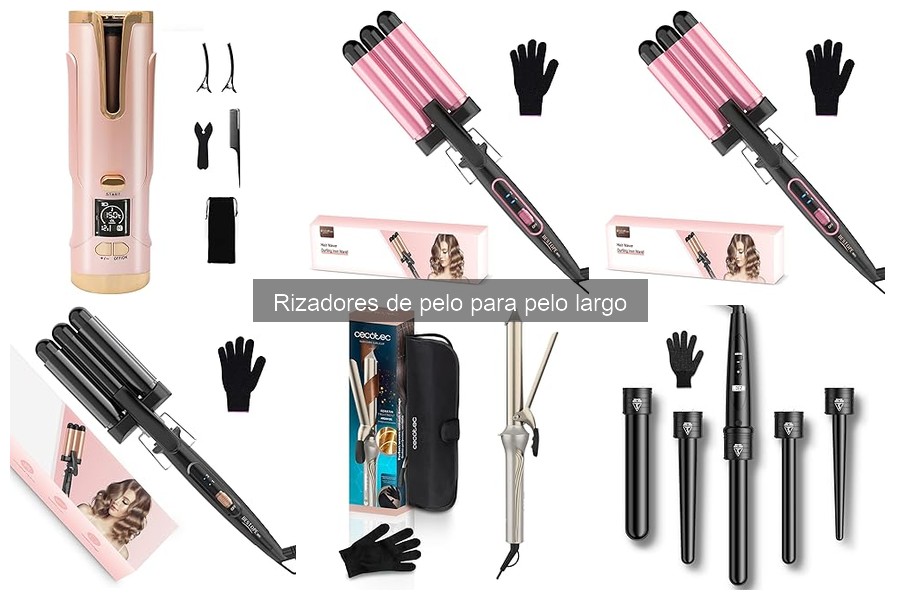 Comparativa de rizadores de pelo largo: los mejores modelos