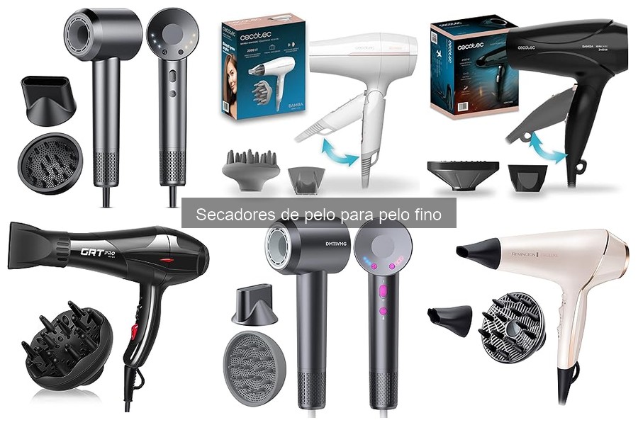 Comparativa de secadores de pelo baratos para cabello fino