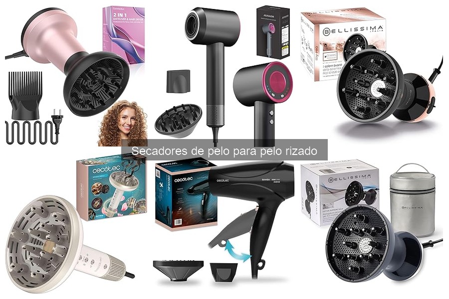Comparativa de secadores de pelo con difusor para rizos